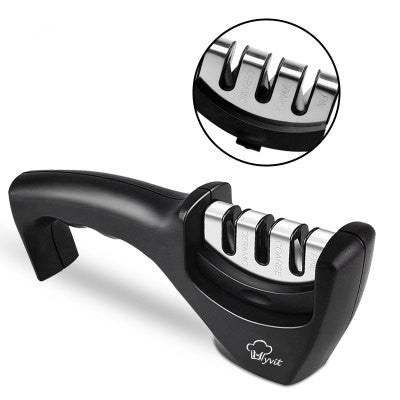 Diamond & Tungsten Steel Kitchen Knife Sharpening Stone – Professional Sharpening Tool