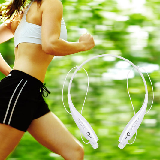 Wireless Stereo Neckband Headphones – Sport In-Ear Magnetic IPX4 Waterproof Earbuds with Mic