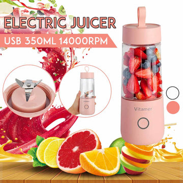 350ml portable blender USB rechargeable smoothie and juice cup kitchen gadget