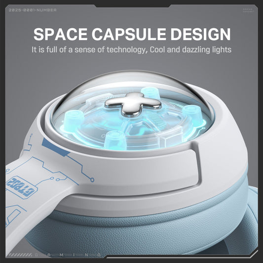 Wireless Gaming Headset – Over-ear Bluetooth Noise-Canceling Headphones with Mic