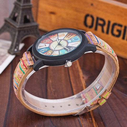 Vintage Leather Women’s Quartz Wrist Watch – Casual Gift Clock