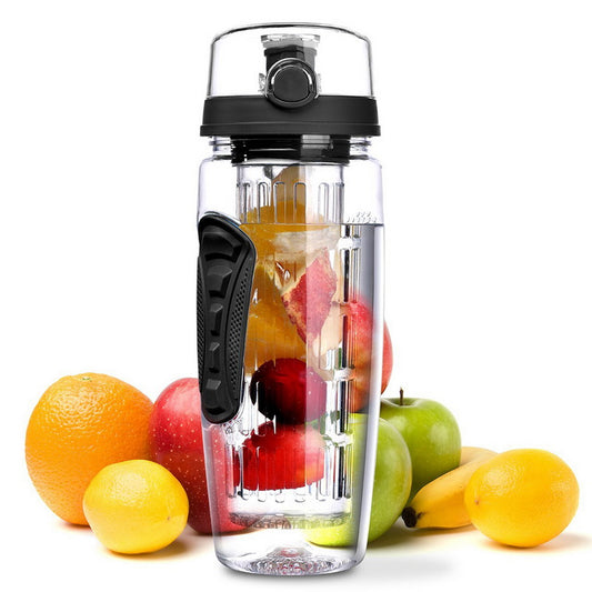 32Oz Fruit Infuser Water Bottle – BPA Free Sport & Juice Shaker Cup