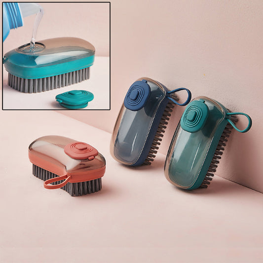 Automatic liquid cleaning brush multifunctional soft shoe and laundry household cleaning tool 