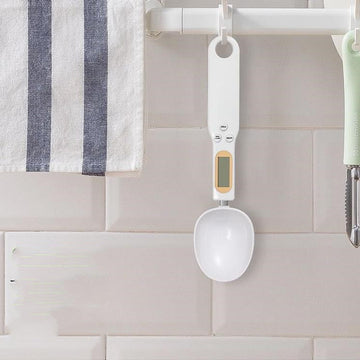 Digital kitchen measuring spoon scale portable food spice weight tool compact cooking gadget