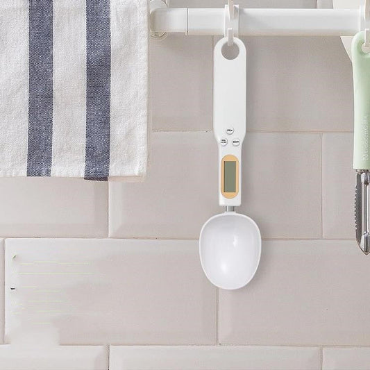 Digital kitchen measuring spoon scale portable food spice weight tool compact cooking gadget