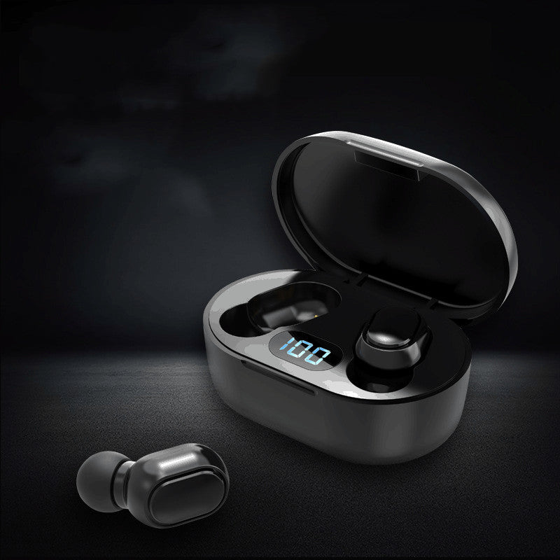 E7S mini TWS Bluetooth earbuds true wireless in-ear headset with charging case compact design