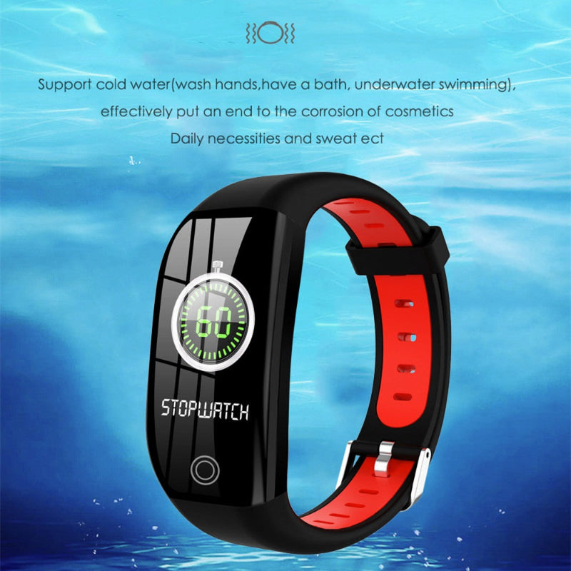 F21 color screen smart bracelet with sleep monitoring and fitness tracking features