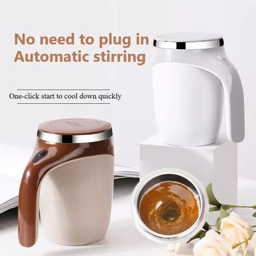 Rechargeable automatic stirring cup magnetic rotating coffee milkshake electric self-stirring mug