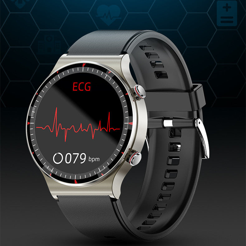 Smartwatch ECG PPG heart rate blood pressure blood oxygen HRV health monitoring wearable