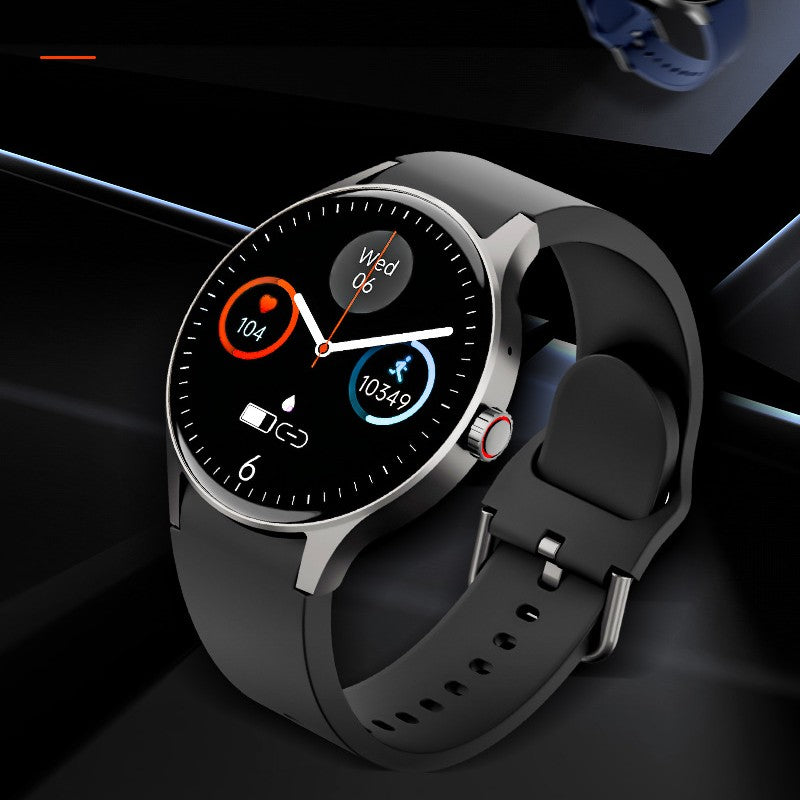 Smartwatch blood sugar detection and heart rate health monitoring wearable fitness tracker