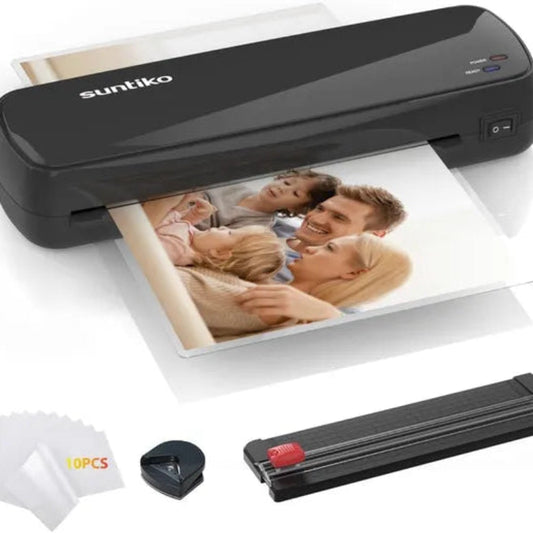 Versatile laminator machine quick warm up fast laminating A4 A5 A6 document photo office school