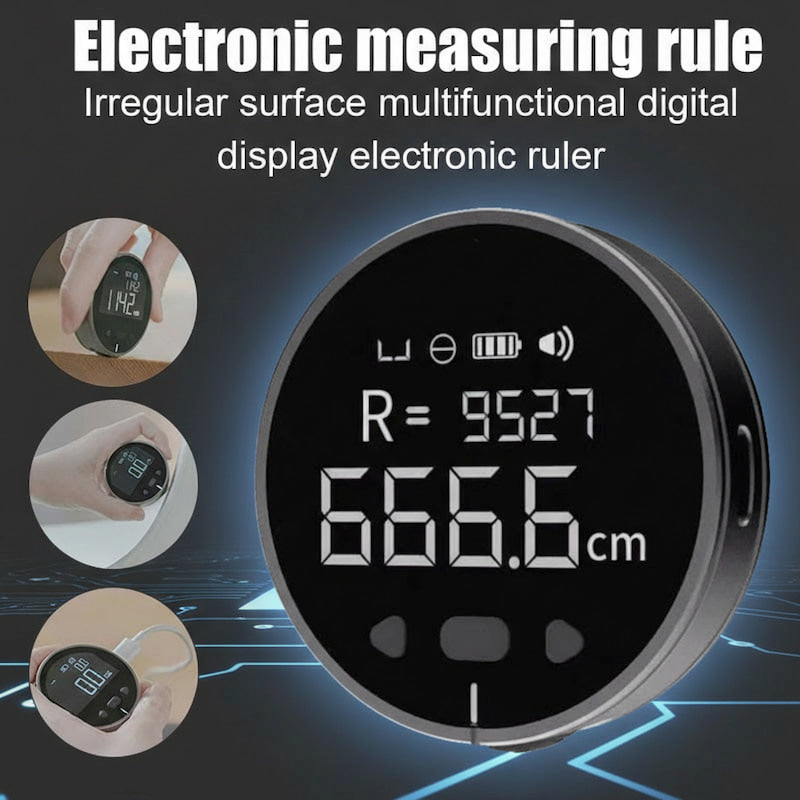 Digital LCD Electronic Measuring Ruler – High Precision Distance Tool
