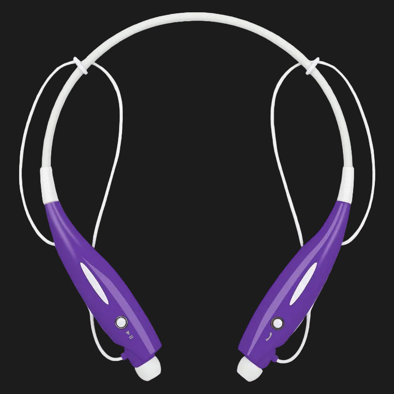 Wireless stereo neckband headphones sport in-ear magnetic IPX4 waterproof earbuds with mic for running gym