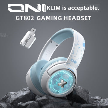 Wireless Gaming Headset – Over-ear Bluetooth Noise-Canceling Headphones with Mic